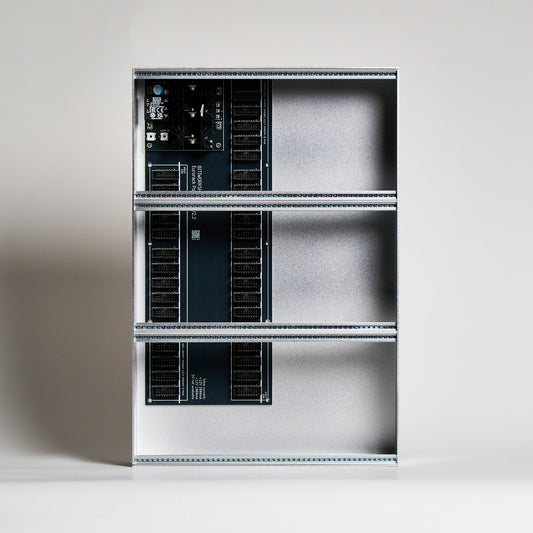 BITIWORKSHOP 9U52hp powered eurorack case - Silver