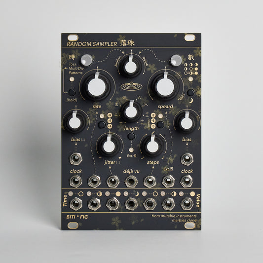 BITIWORKSHOP * FIG RANDOM SAMPLER 落珠 (mutable-instruments Marbles clone)