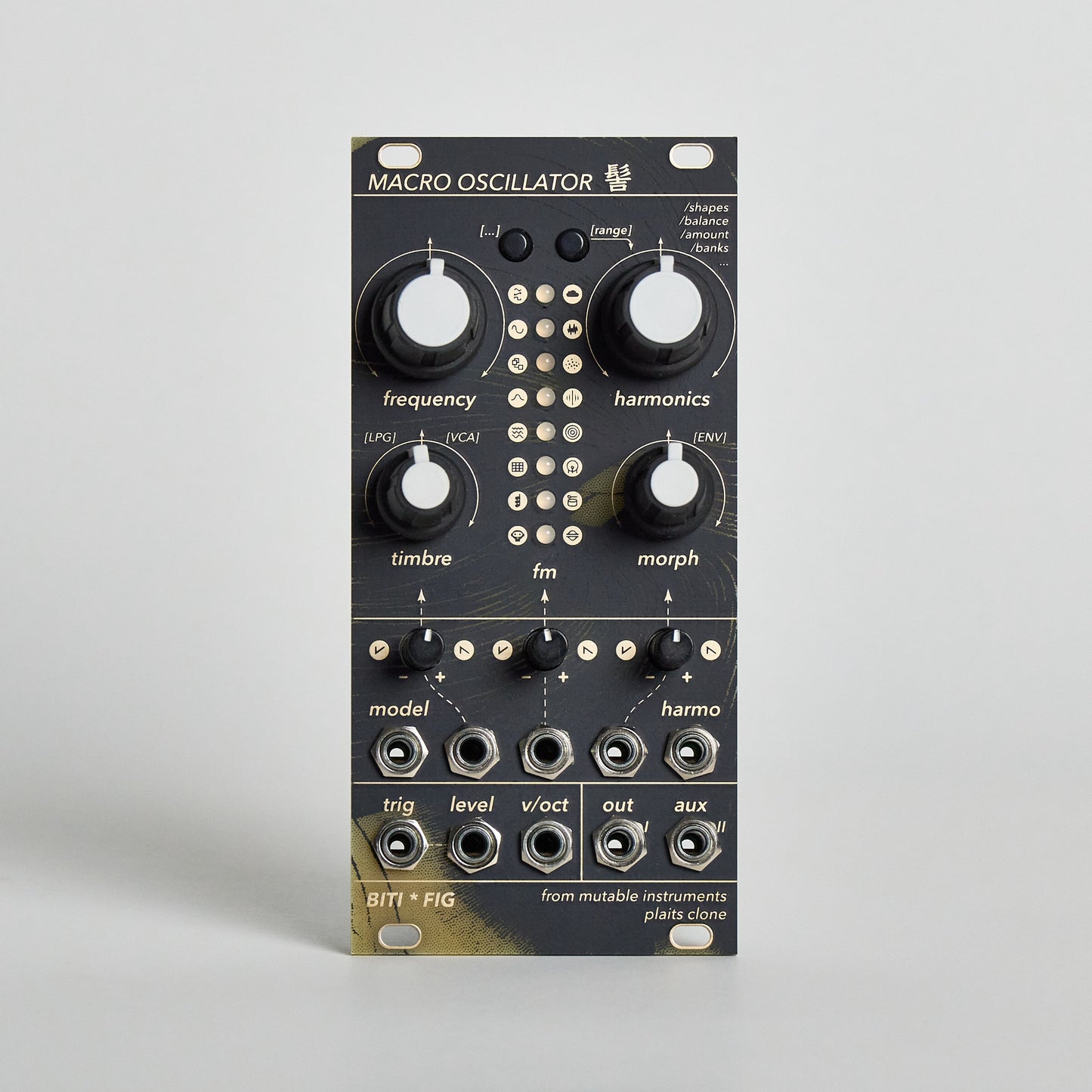 BITI WORKSHOP * FIG MACRO OSCILLATOR 髻 (mutable-instruments Plaits clone)