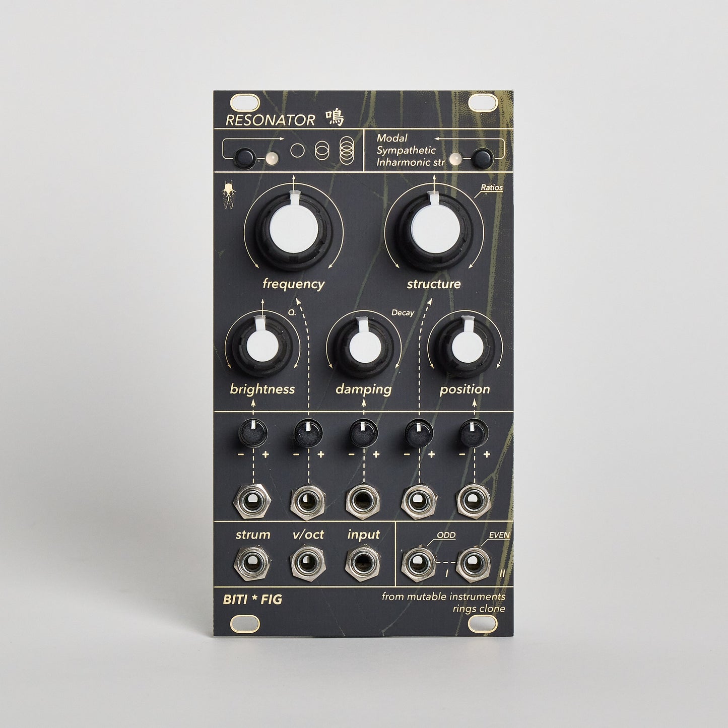 BITI WORKSHOP * FIG RESONATOR 鳴 (mutable-instruments Rings clone)