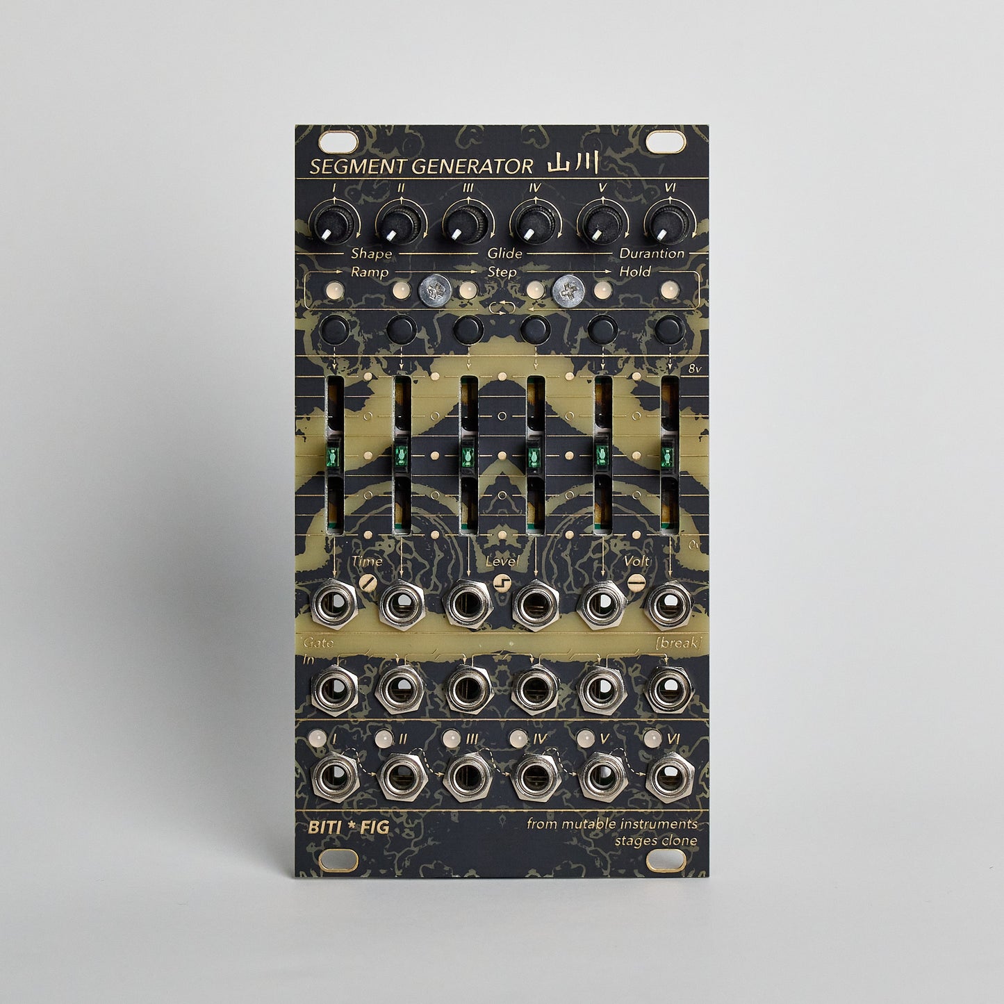 BITI WORKSHOP * FIG SEGMENT GENERATOR 山川 (mutable-instruments Stages clone)
